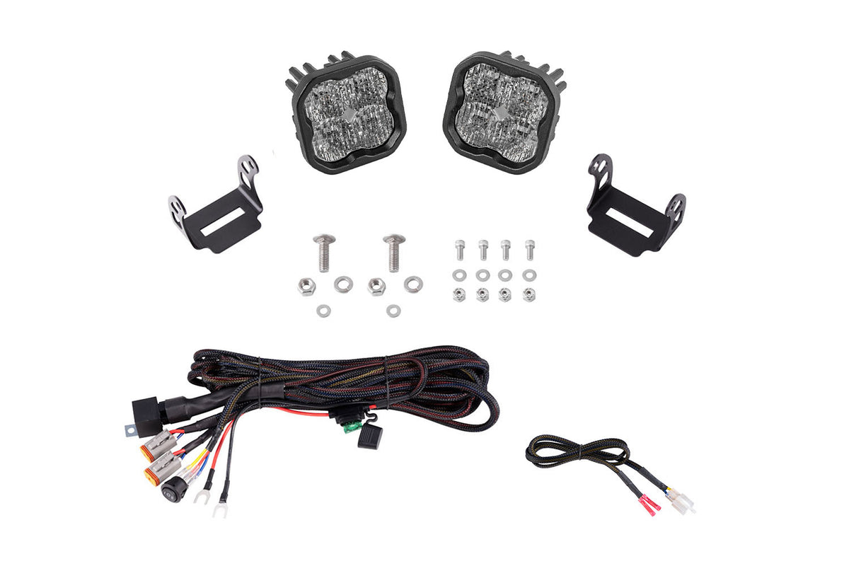 SS3 LED Ditch Light Kit for 2021+ Ford Bronco  Sport White Combo