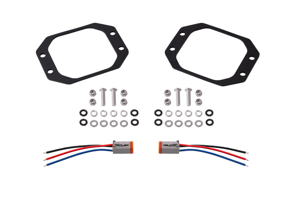 SS3 Backlit Flush Mounting Kit (pair)