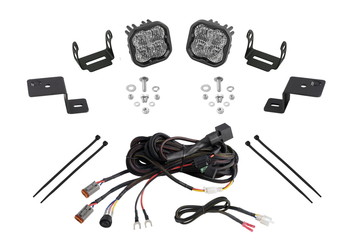 Stage Series Backlit Ditch Light Kit for 2021-2026 Ford F-150  SS3 Pro White Combo