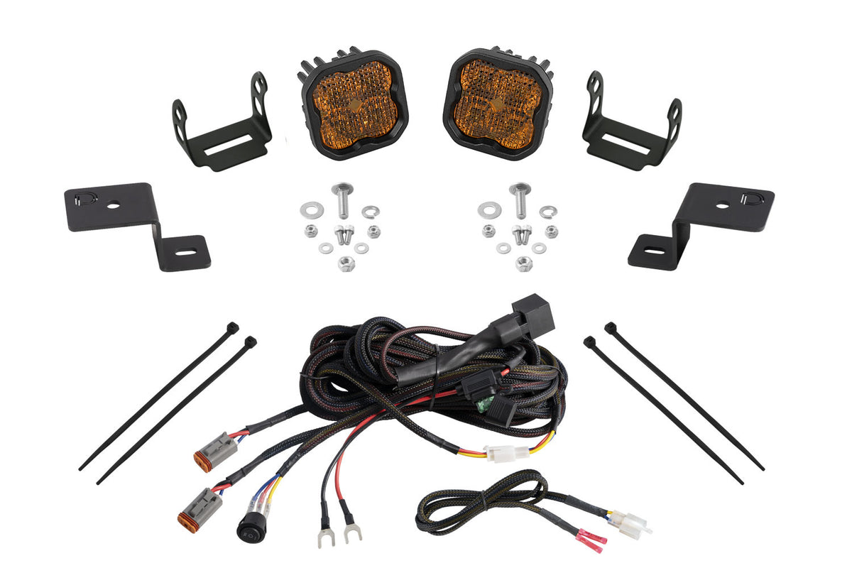 Stage Series Backlit Ditch Light Kit for 2021-2026 Ford F-150  SS3 Pro Yellow Combo