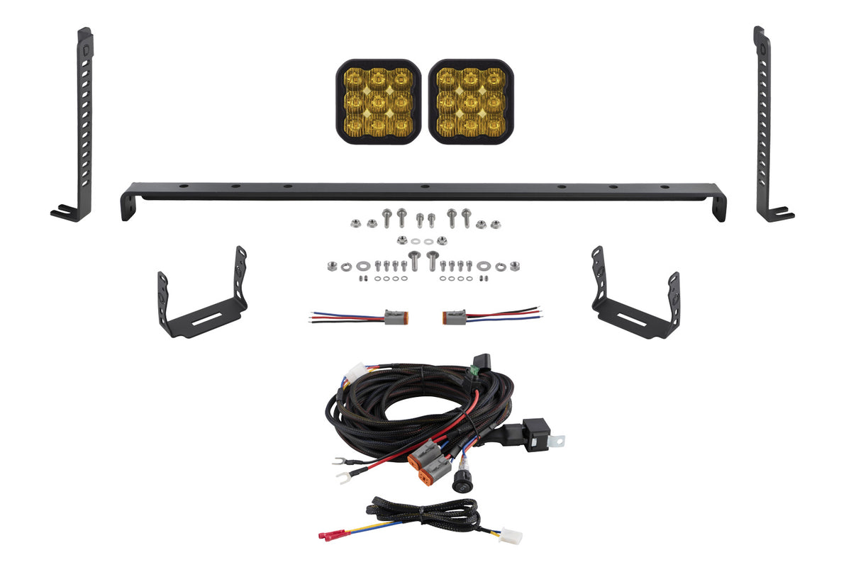 SS5 Stealth Grille LED 2-Pod Kit for 2014-2024 Toyota 4Runner  Sport Yellow Driving