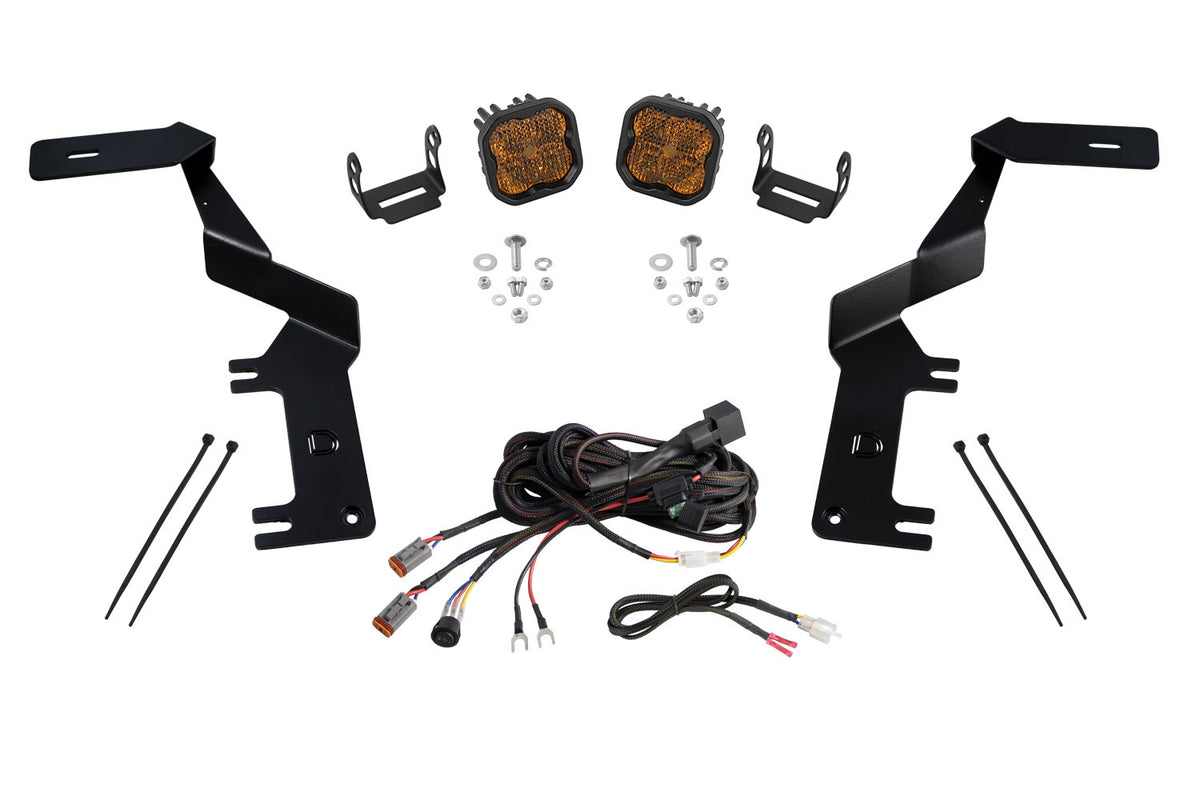 Stage Series Ditch Light Kit for 2017-2022 Ford Super Duty  SS3 Sport Yellow Combo