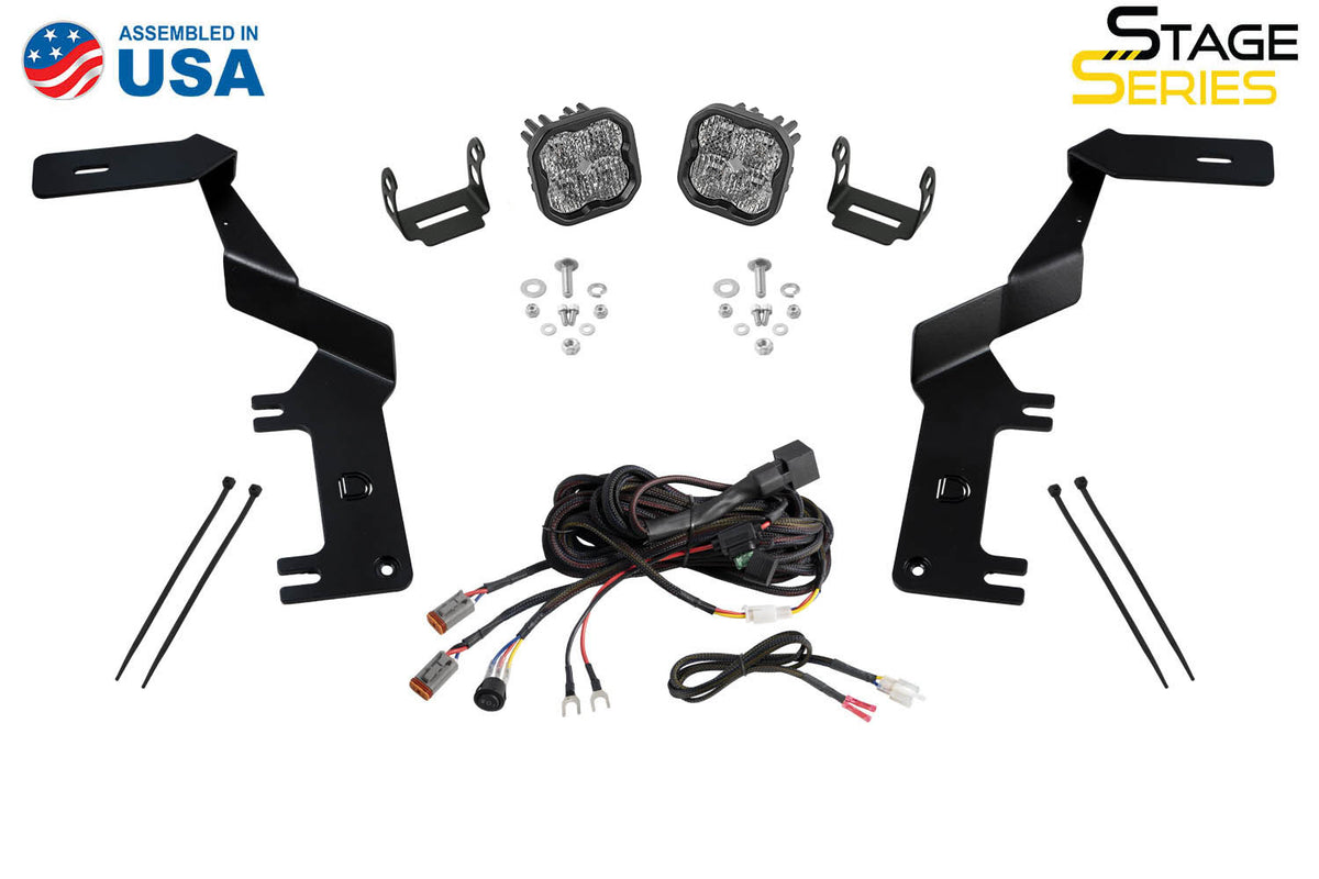 Stage Series Ditch Light Kit for 2017-2022 Ford Super Duty  SS3 Sport White Combo