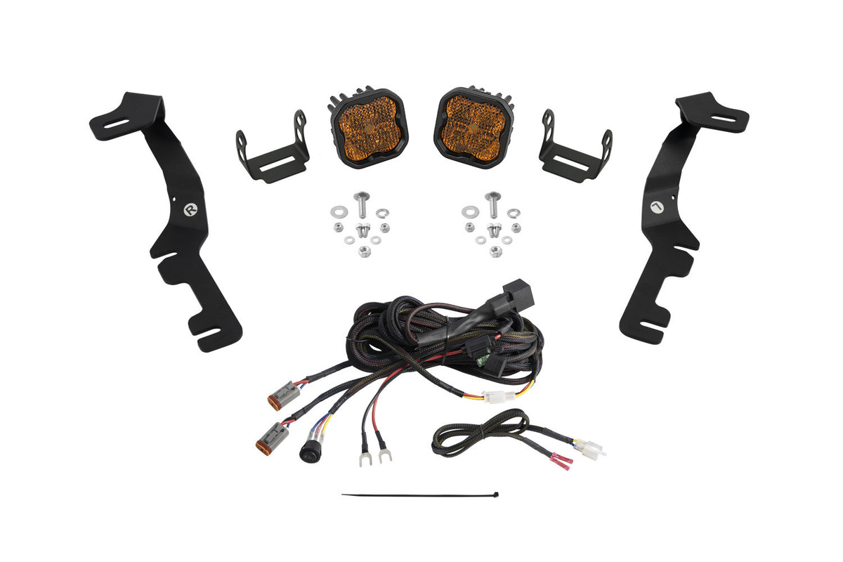 Stage Series Ditch Light Kit for 2019-2024 Ram  SS3 Pro Yellow Combo