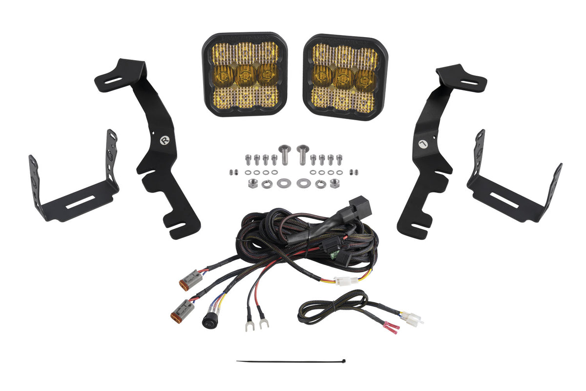 Stage Series Ditch Light Kit for 2019-2024 Ram  SS5 Pro Yellow Combo
