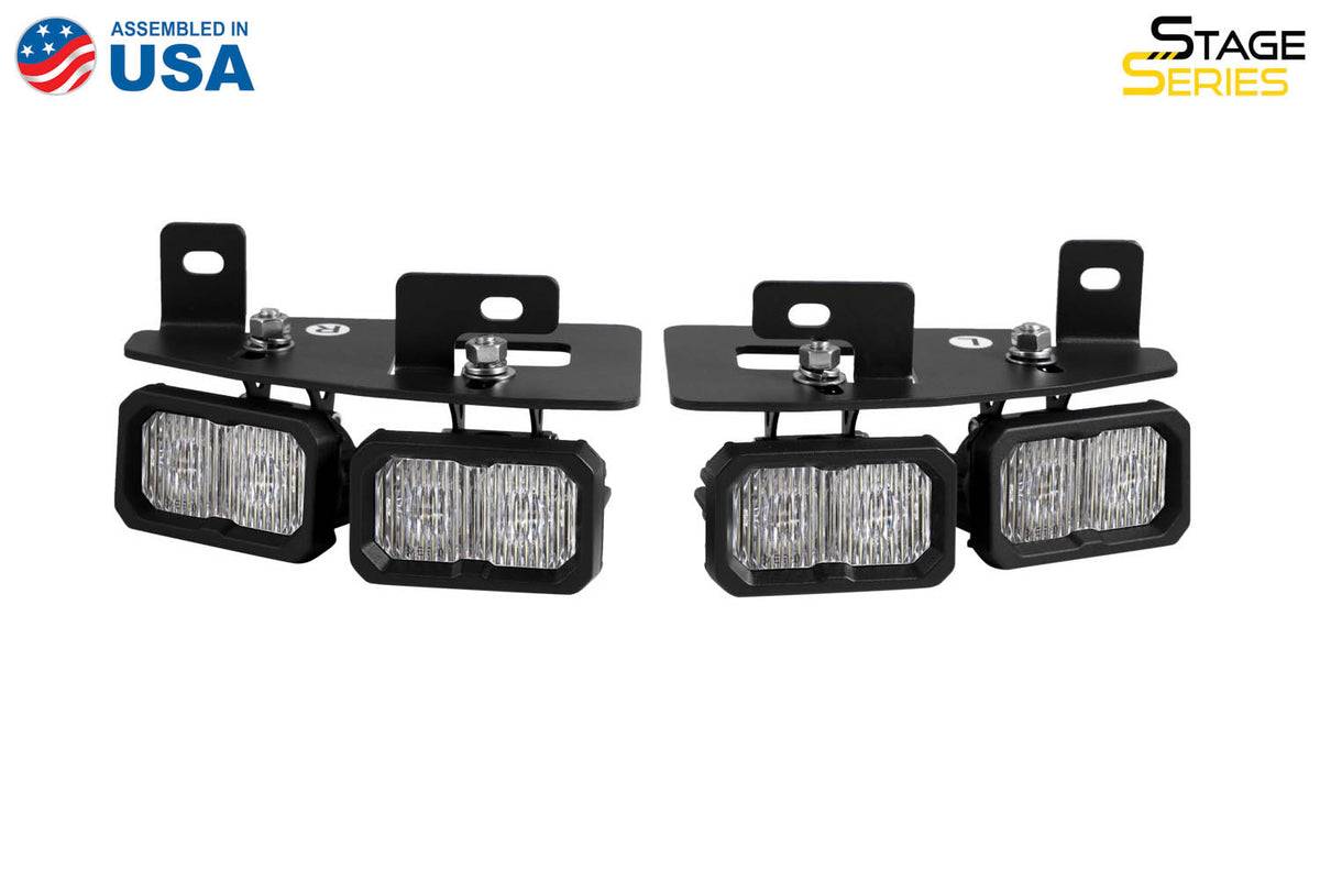Stage Series Fog Pocket Mounting Brackets for 2019-2024 Ram