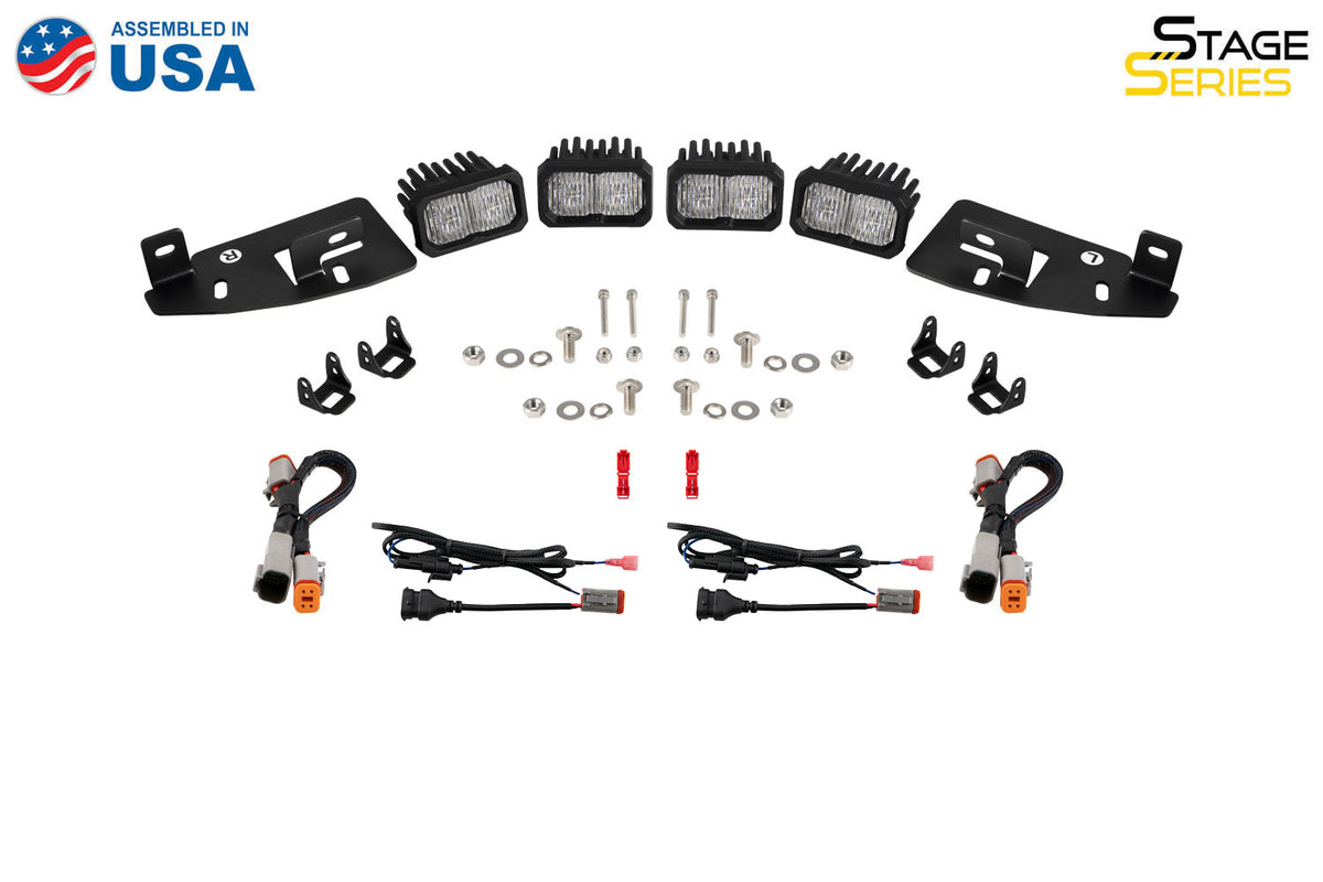 Stage Series Fog Pocket Mounting Brackets for 2019-2024 Ram