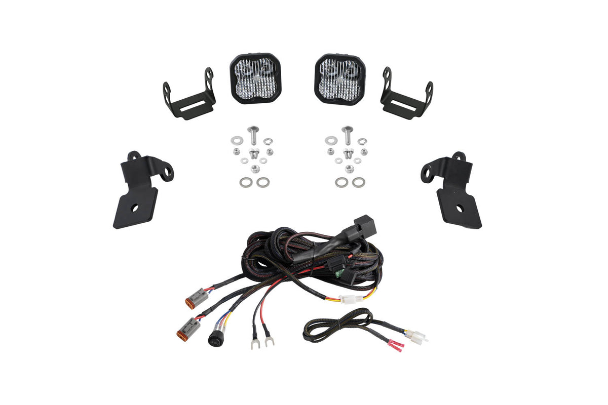 Polaris RZR A-Pillar LED Pod Kit  SS3 Sport White Combo