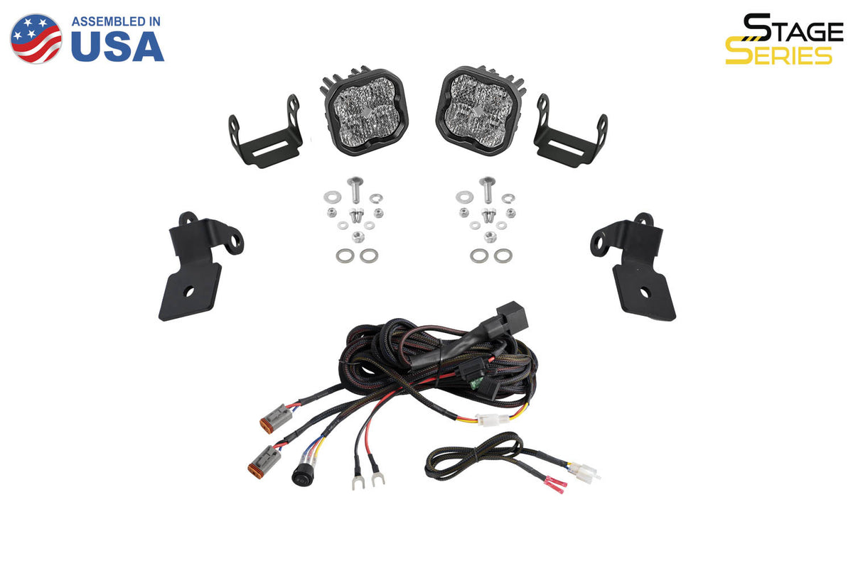 Polaris RZR A-Pillar LED Pod Kit  SS3 Sport White Combo