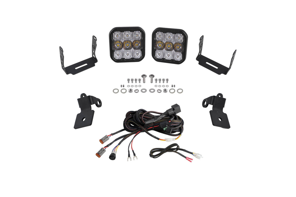 Polaris RZR A-Pillar LED Pod Kit  SS5 Pro White Combo
