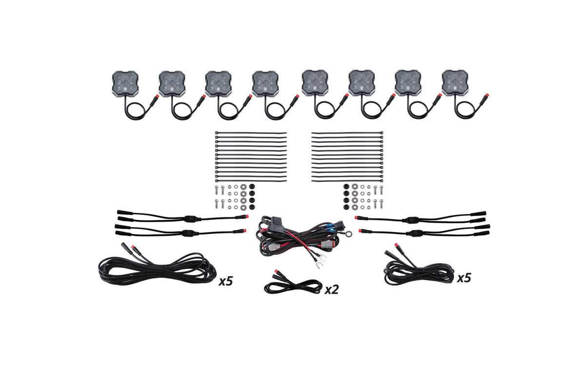 RGBW Rock Light Installer Kit (8-pack)