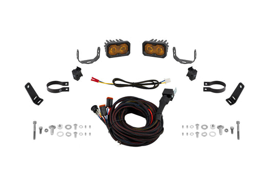 Stage Series 1.875 Inch Roll Bar Chase Light Kit  C2 2.0 Pro Yellow (pair)