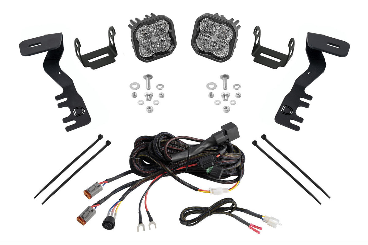 SS3 LED Ditch Light Kit for Toyota Tacoma/4Runner Pro White Combo