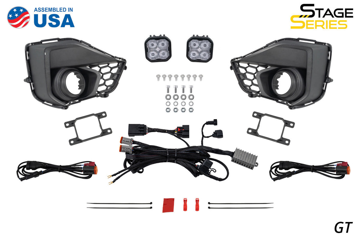 SS3 Add-On Fog Lamp Kit for 2024+ Ford Mustang GT  White Sport