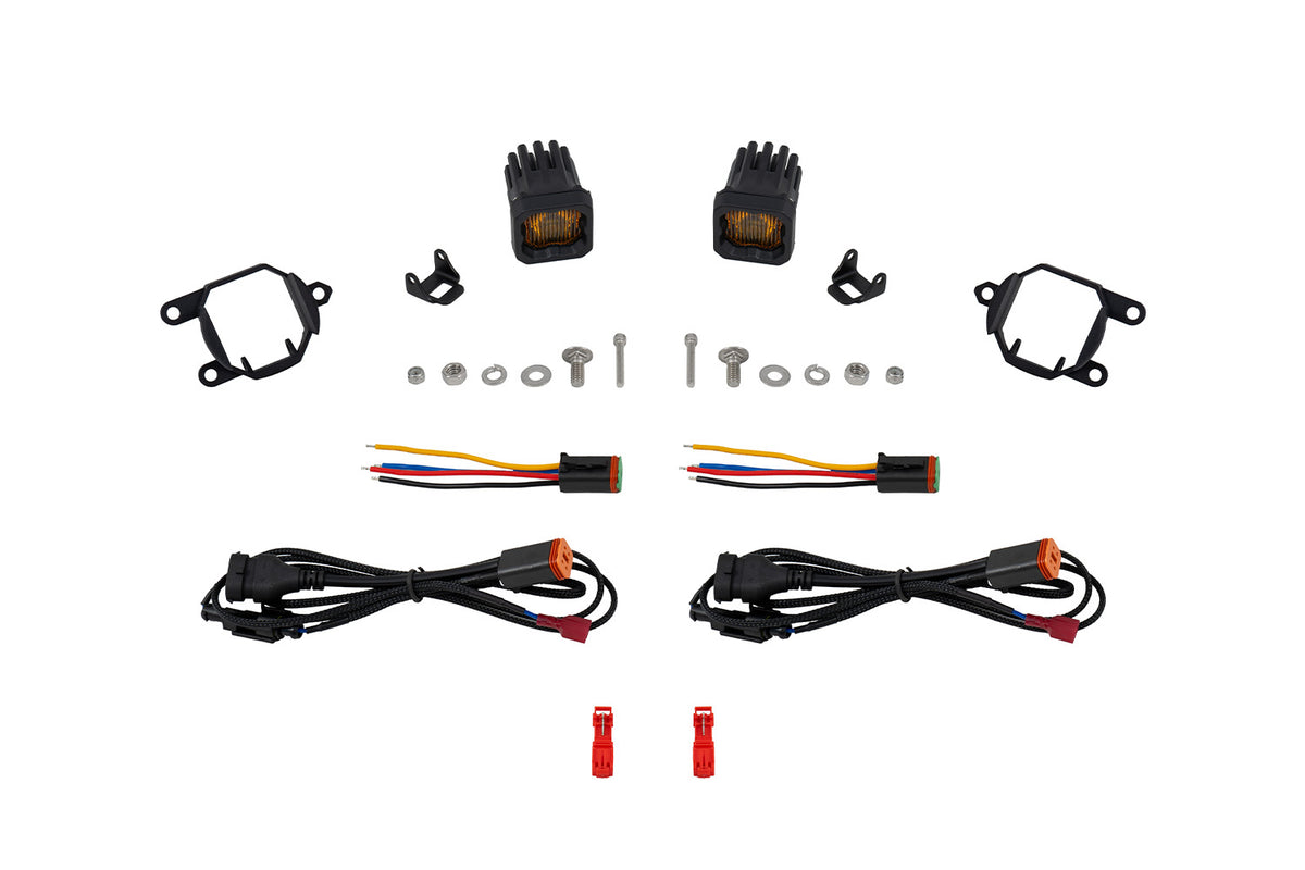 SSC1 Type G4M LED Fog Light Kit Yellow SAE Fog