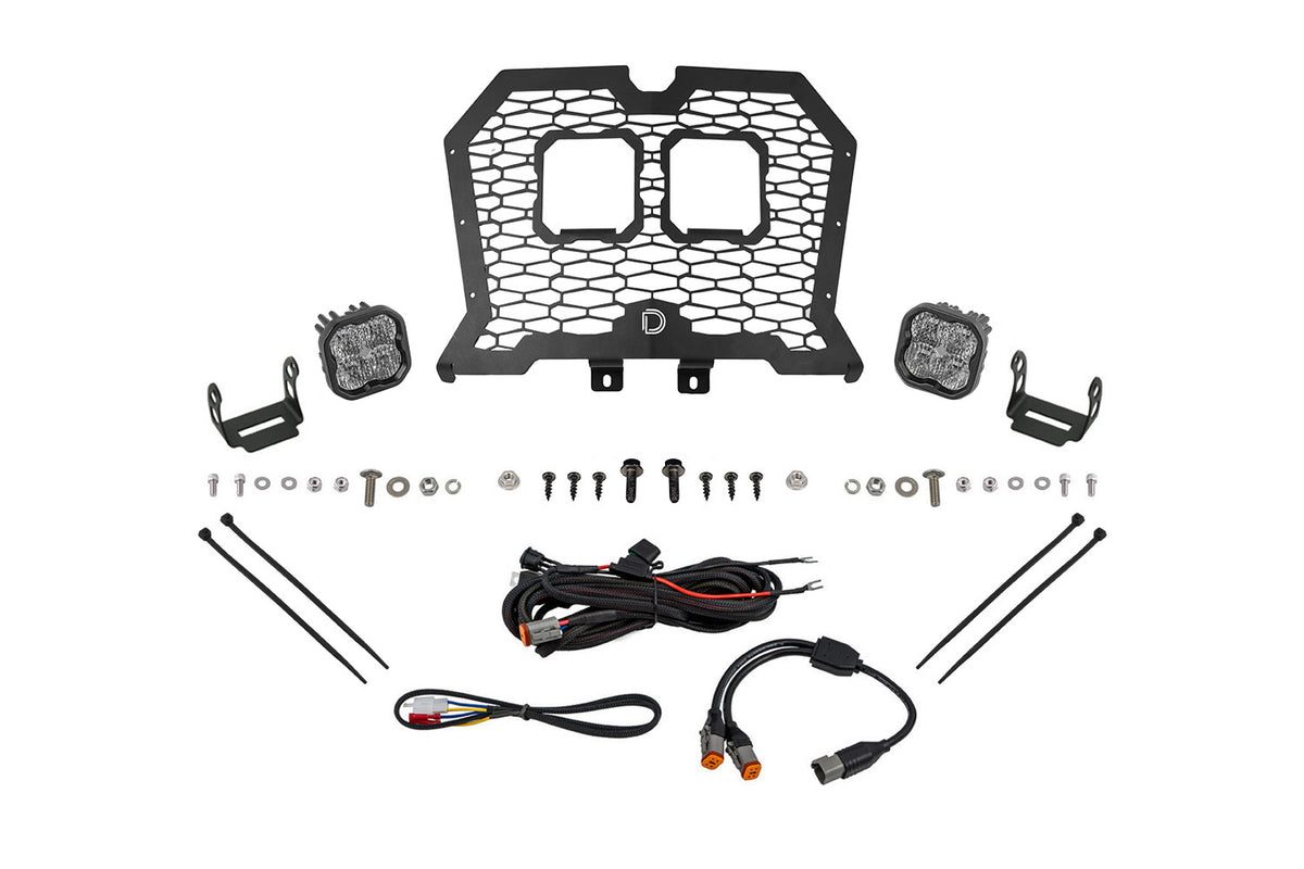 Stage Series LED Grille Kit for 2019-2024 Polaris RZR XP  Sport White Combo