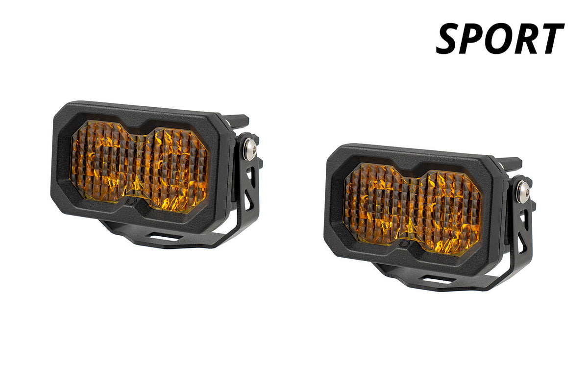 C2 2.0 Sport Yellow Driving ABL (pair)
