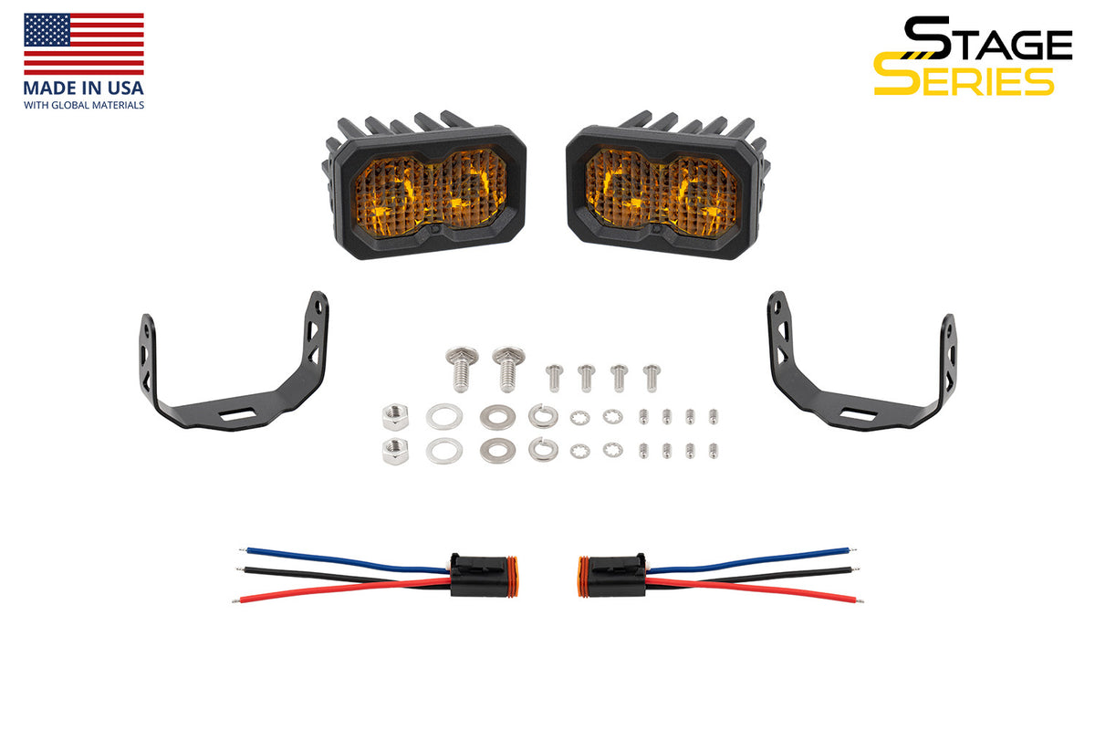 C2 2.0 Sport Yellow Driving ABL (pair)