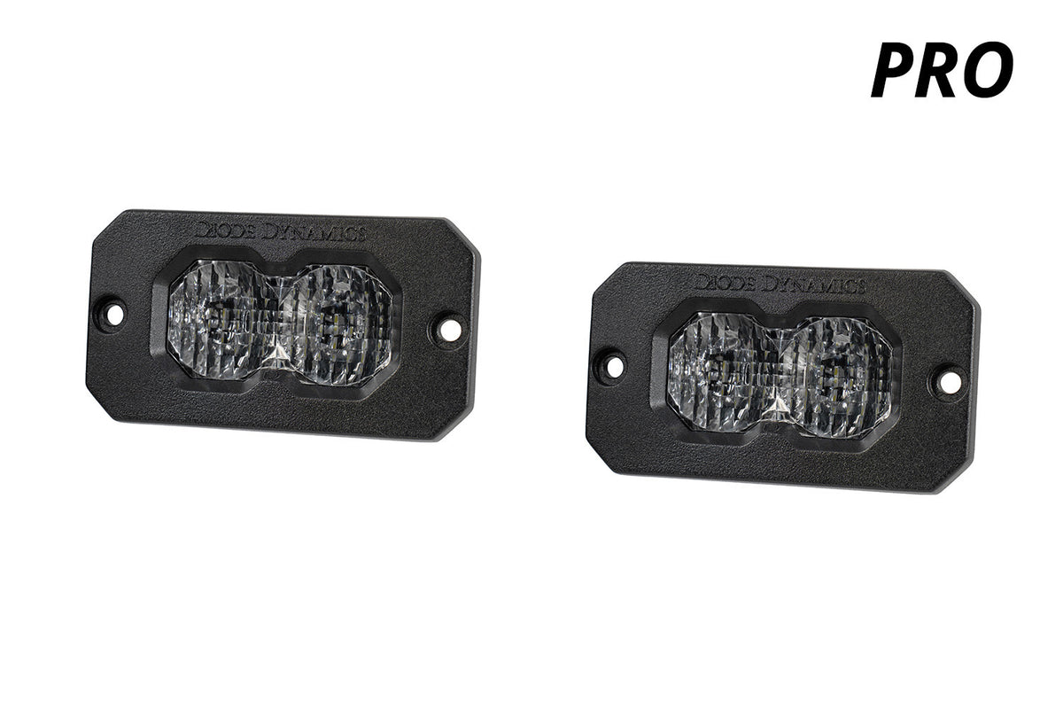 C2 2.0 Pro White Flood Flush RBL (pair)
