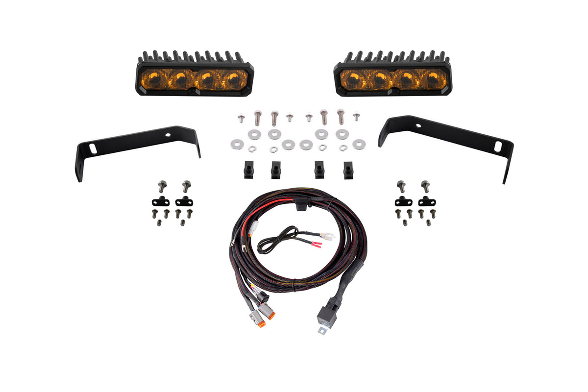 Ranger 2019 SS6 Max LED Kit Yellow Driving