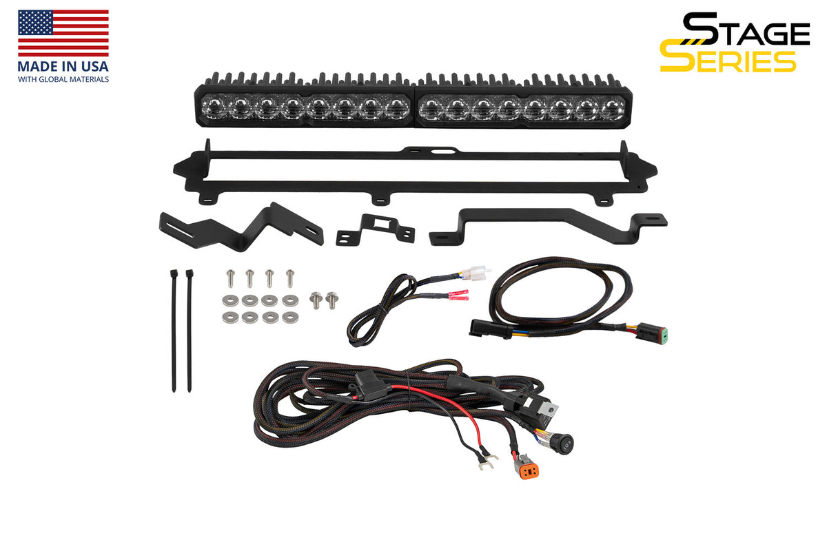 Tundra 2022 Pro Grille SS20 Sport LED Kit White Combo ABL