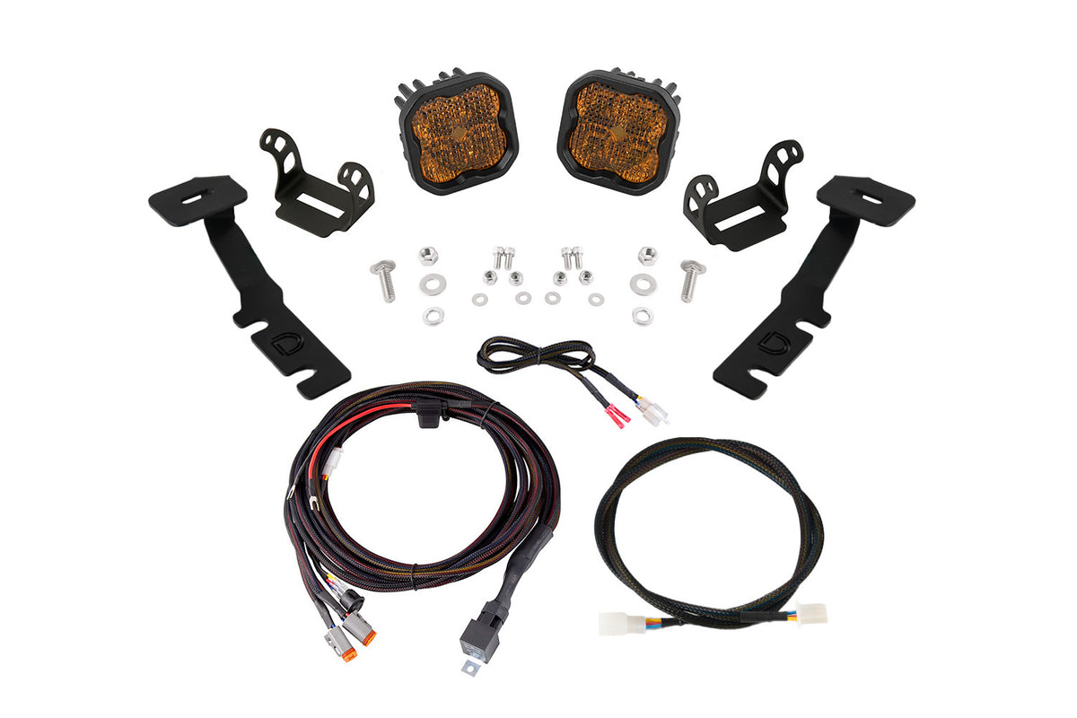 SS3 LED Ditch Light Kit for Toyota RAV4  Sport Yellow Combo