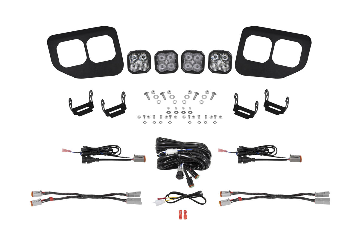F250 2021 SS3 Fog Pocket Kit DC