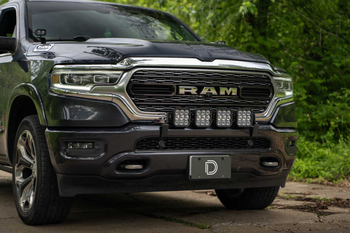 SS5 Grille CrossLink Lightbar Kit for 2019-2024 Ram  Sport White Combo