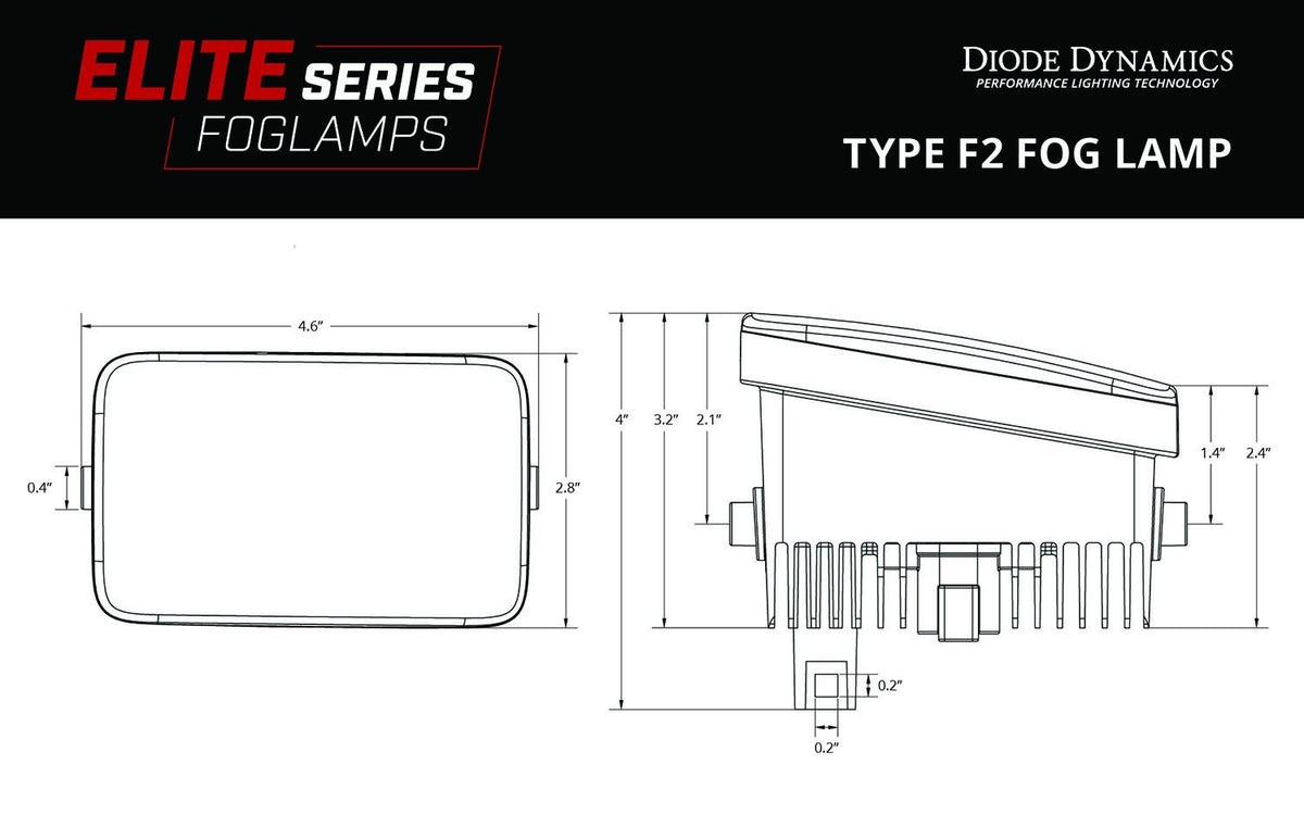 Elite Series Add-On LED Fog Light Kit for 2025-2027 Ford Maverick  Cool White