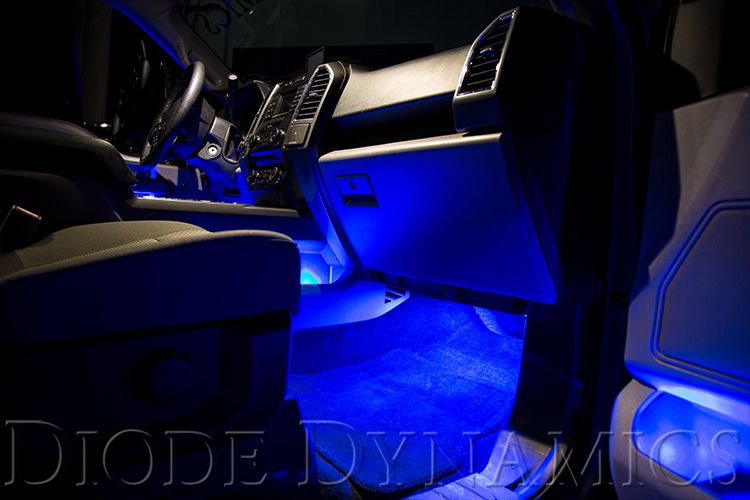 Blue LED Footwell Kit 4pc