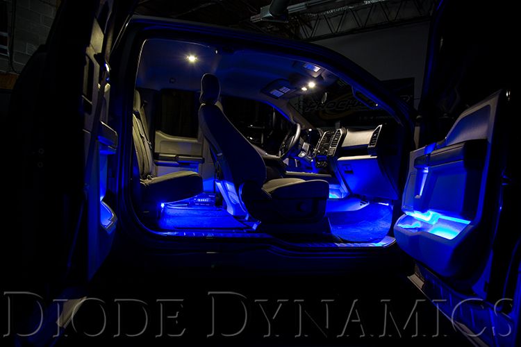 Blue LED Footwell Kit