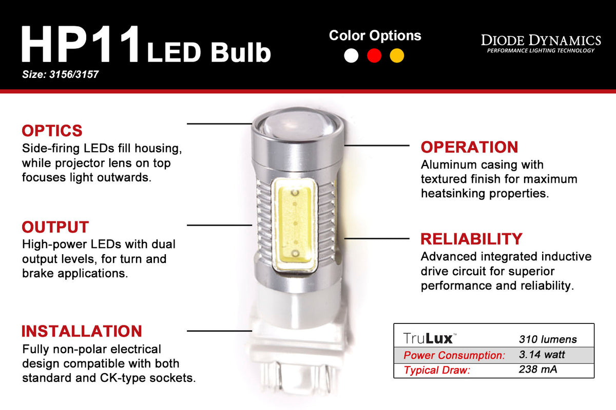 3157 HP11 LED Red (single)