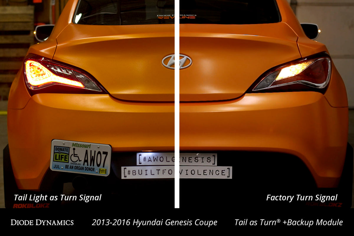 Tail as Turn® Kit w/ Backup for 2013-2016 Hyundai Genesis Coupe  Stage 2