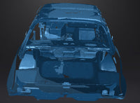 Chevy Nova Interior Unibody - 3D Scan