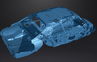 Chevy Nova Interior Unibody - 3D Scan