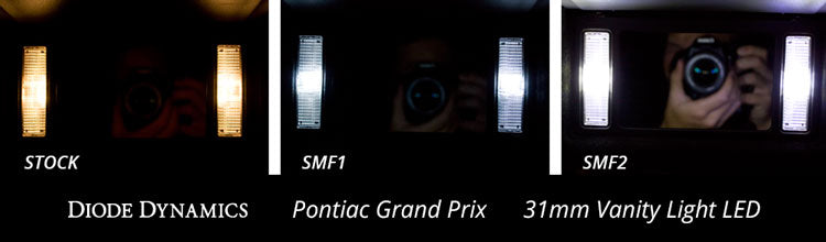 31mm HP6 LED Blue (pair)