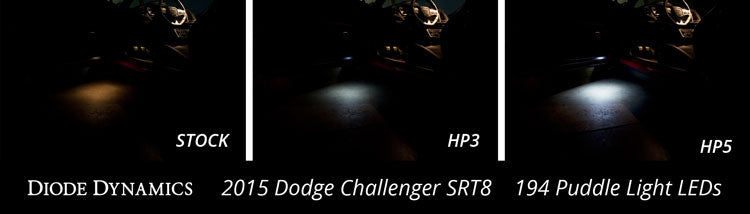194 HP5 LED Amber Short (pair)