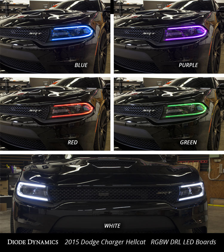 RGBW DRL LED Boards for 2015-2018 Dodge Charger