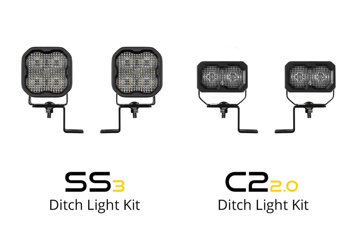 Stage Series Backlit Ditch Light Kit for 2021-2026 Ford F-150  SS3 Sport White Combo