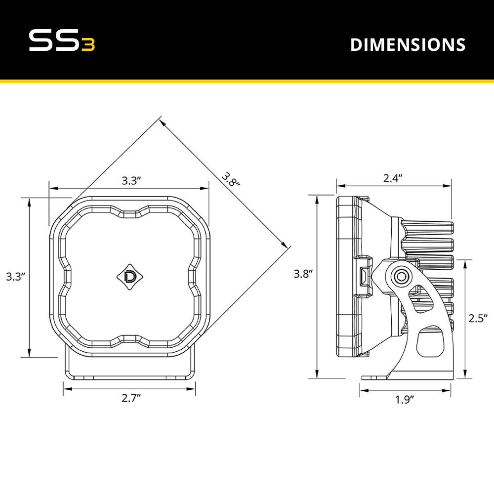 SS3 Sport IR 940nm Combo Standard (single)
