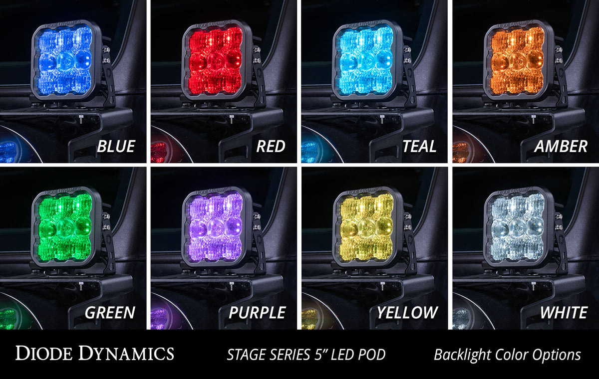 SS5 LED Pod Sport White Flood (single)