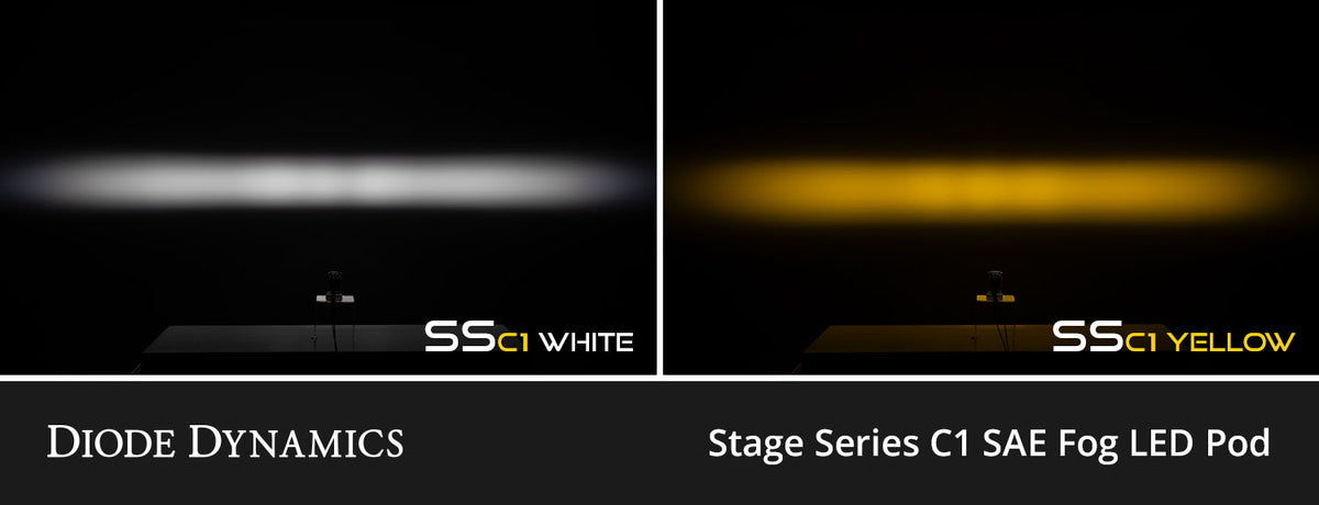 SSC1 Type G4M LED Fog Light Kit White SAE Fog