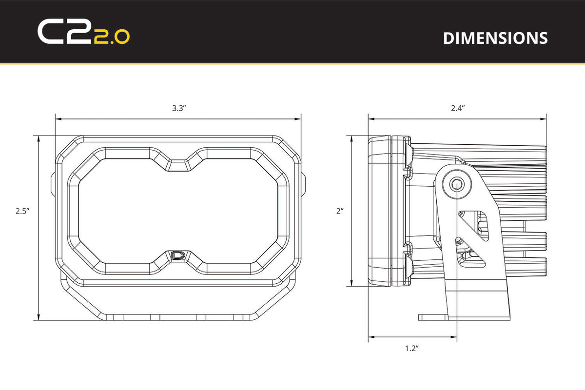 Stage Series 1.75 inch Roll Bar Mount Kit (one)