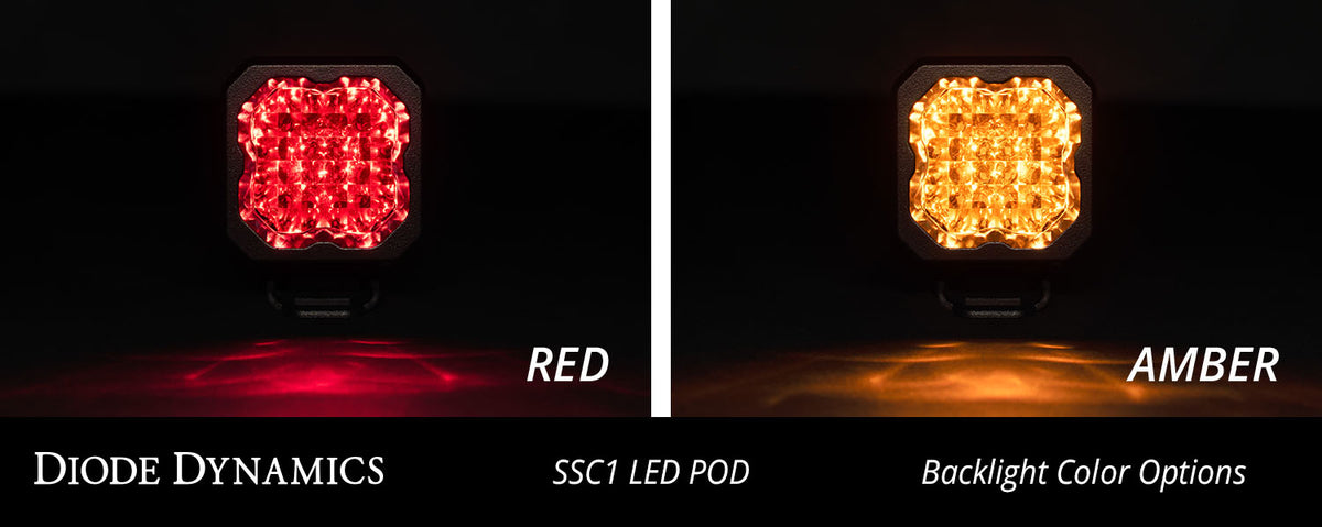 SSC1 LED Pod Pro White Flood RBL (single)
