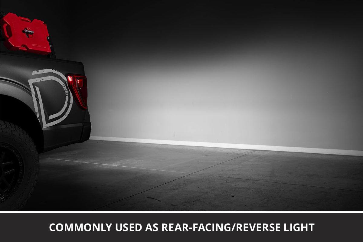 C2R White Flood Flush Mount LED Pod (one)