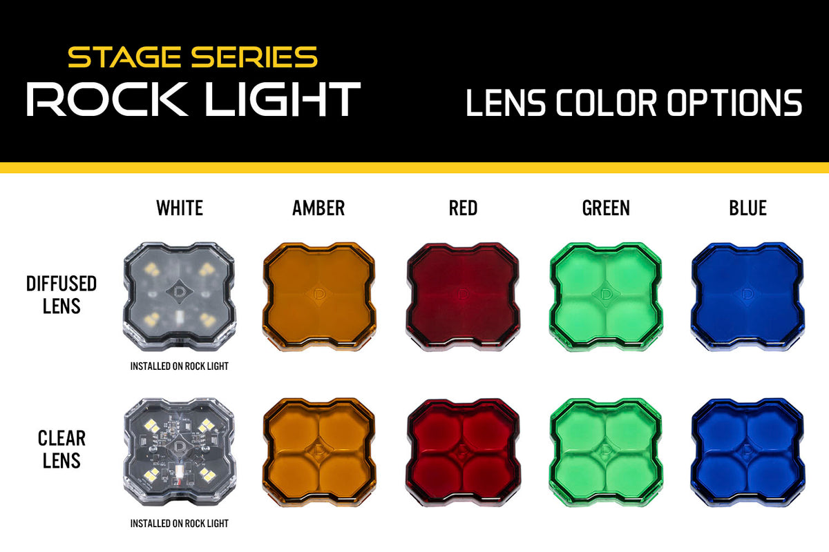 White Diffused Lens for Stage Series Rock Lights