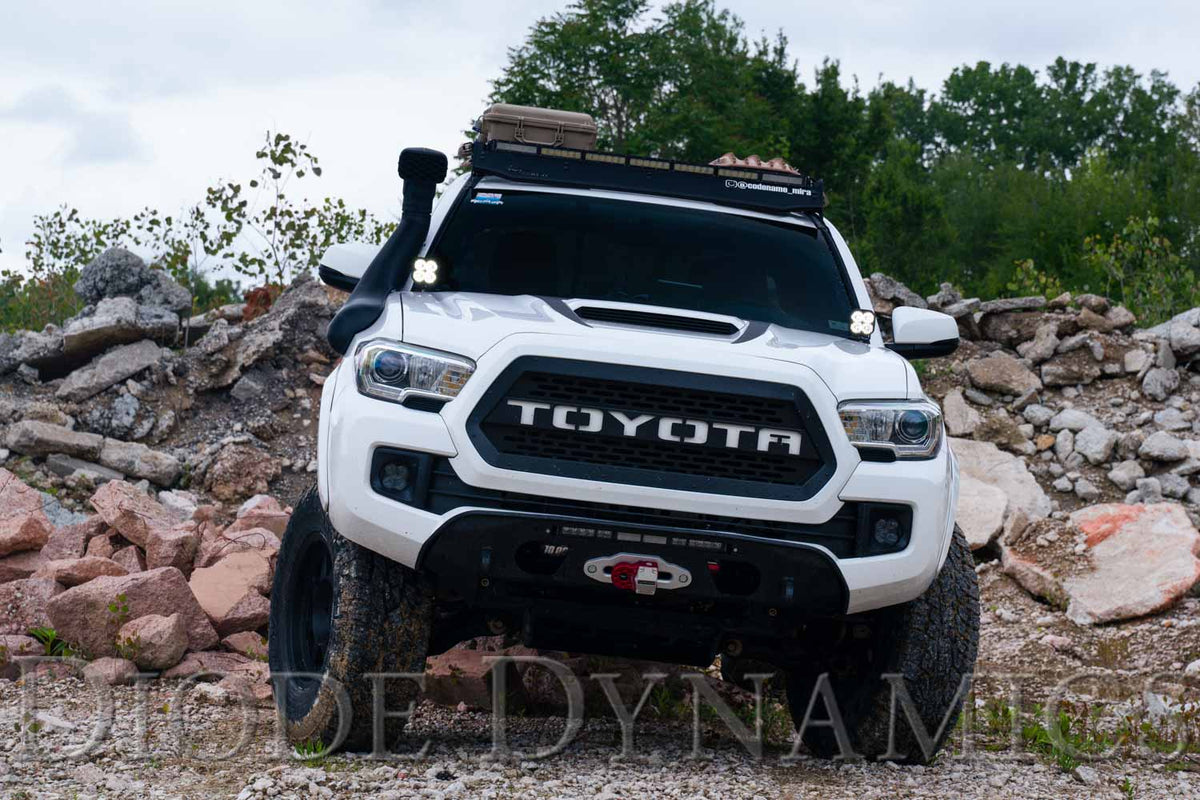 C2 2.0 LED Ditch Light Kit for 2016-2023 Toyota Tacoma Sport White Combo/Driving