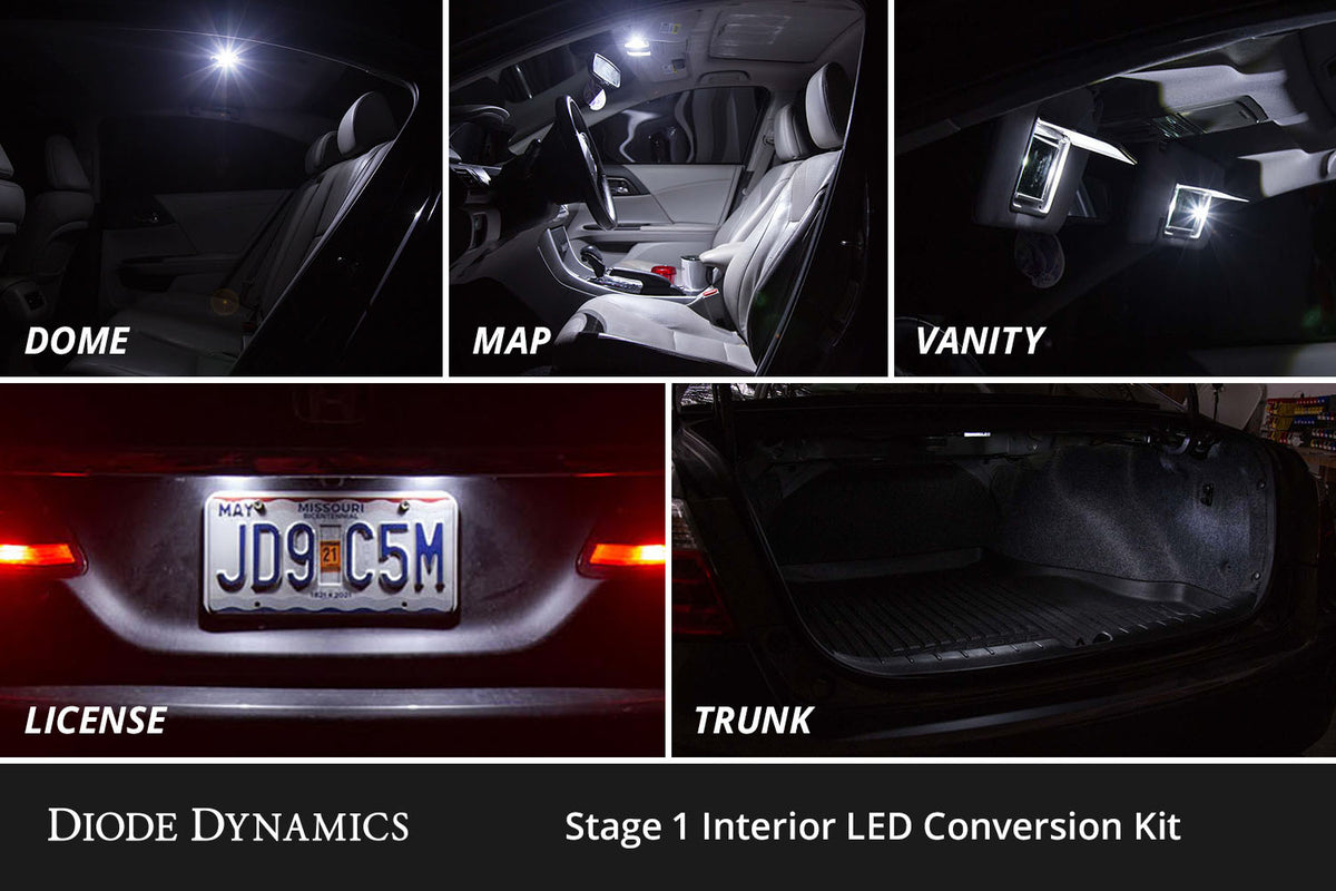 Interior LED Kit for 2007-2011 Toyota Camry  Cool White Stage 1