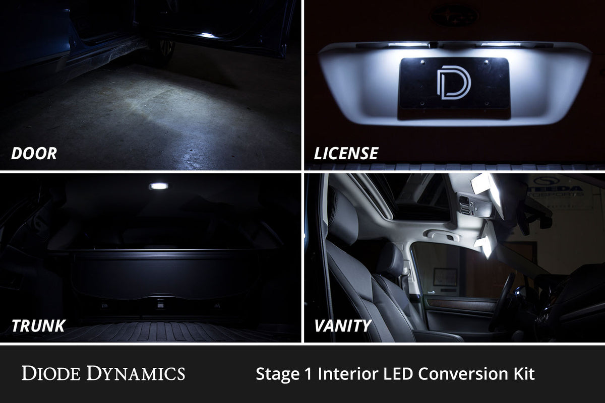 Interior LED Kit for 2014-2019 Toyota Highlander  Cool White Stage 1
