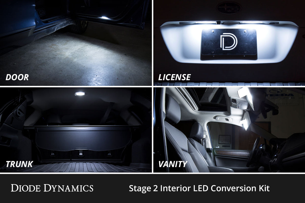 Interior LED Kit for 2014-2019 Toyota Highlander  Cool White Stage 1
